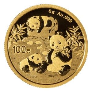 Moneda de Oro Panda 8 g 2025 BU
