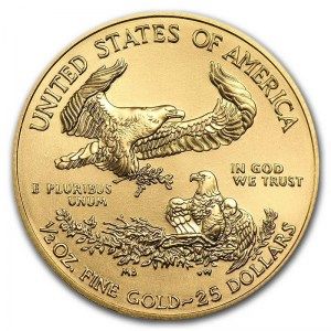Moneda American Eagle de Oro 1/2 oz 2021 reverso