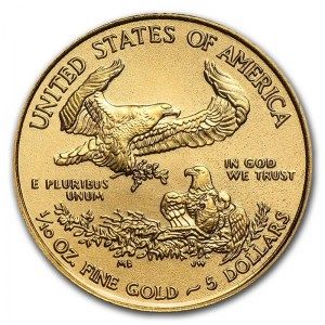 Moneda American Eagle de Oro 1/10 oz 2019