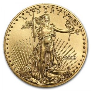 Moneda American Eagle de Oro 1 oz Año Aleatorio