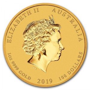 Moneda Año Lunar del Cerdo australiano de Oro 1 oz 2019