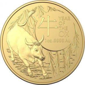 Moneda Año del Buey RAM de Oro 1 oz 2021