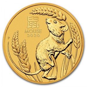 Moneda Año Lunar del Ratón australiano de Oro 2020