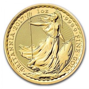 Moneda Britannia de Oro 1 oz 2017