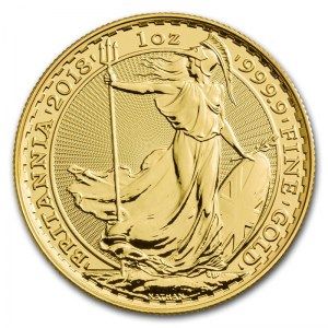 Moneda Britannia de Oro 1 oz 2018