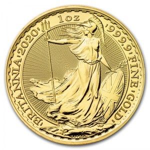 Moneda Britannia de Oro 1 oz 2020