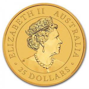 Moneda Canguro de Oro 1/4 oz 2020 reverso