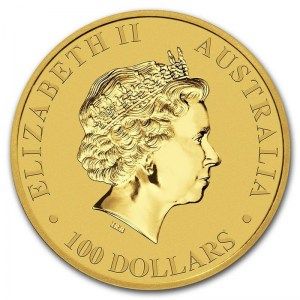 Moneda Canguro de Oro 1 oz 2017 reverso