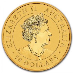 Moneda Canguro de Oro 1/2 oz 2021 reverso