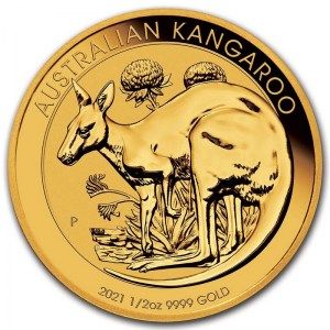 Moneda Canguro de Oro 1/2 oz 2021