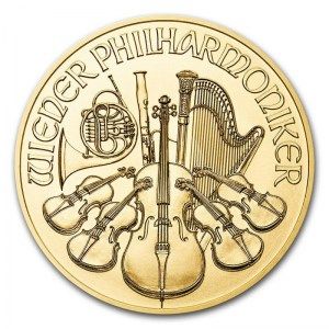 Moneda Filarmónica de Oro 1/4 oz 2017