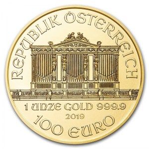 Moneda Filarmónica de Viena de Oro 1 oz 2019