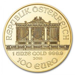 Moneda Filarmónica de Viena de Oro 1 oz 2018