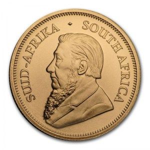 Moneda Krugerrand de Oro 1/2 oz 2021 reverso