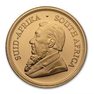 Moneda Krugerrand de Oro 1/4 oz 2021 reverso
