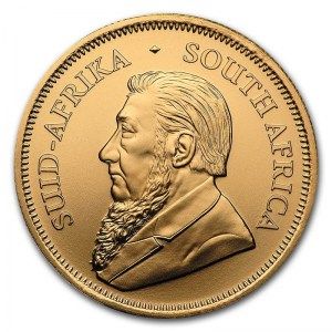 Moneda Krugerrand de Oro 1/2 oz 2018 reverso