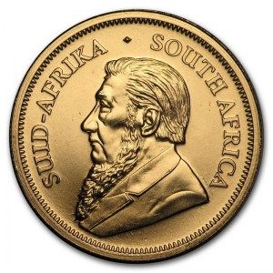 Moneda Krugerrand de Oro 1/4 oz 2018 reverso