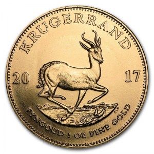 Moneda Krugerrand de Oro 1 oz 2017