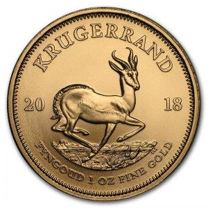 Moneda Krugerrand de Oro 1 oz 2018