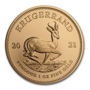 Moneda Krugerrand de Oro 1 oz 2021