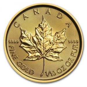 Moneda Maple Leaf de Oro 1/10 oz 2017