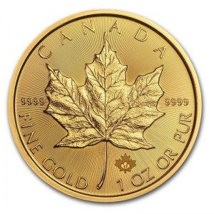 Moneda Maple Leaf de Oro 1 oz 2017