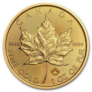 Moneda Maple Leaf de Oro 1 oz 2021