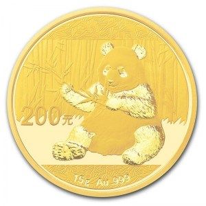 Moneda Panda de Oro 15 gr 2017