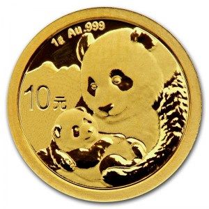 Moneda Panda de Oro 1 g 2019