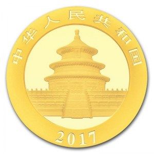 Moneda Panda de Oro 1 gr 2017