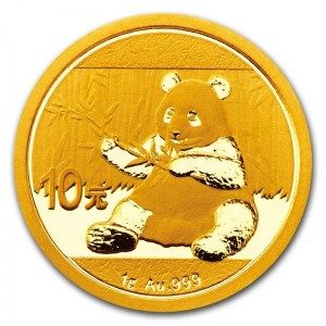 Moneda Panda de Oro 1 gr 2017