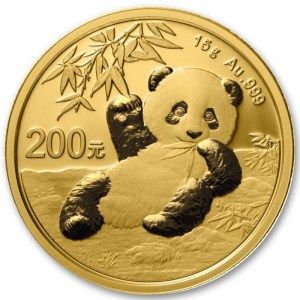 Moneda Panda de Oro 15 g 2020