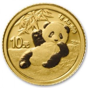 Moneda Panda de Oro 1 g 2020