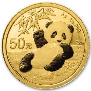 Moneda Panda de Oro 3 g 2020