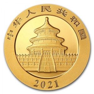 Moneda Panda de Oro 2021