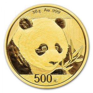 Moneda Panda de Oro 30 g 2018