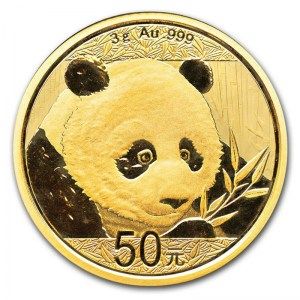 Moneda Panda de Oro 3 g 2018