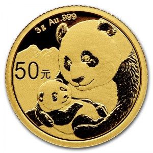 Moneda Panda de Oro 3 g 2019
