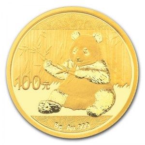 Moneda Panda de Oro 8 gr 2017