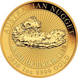 Moneda Pepita -Hand of Faith- de Oro 1 oz 2020