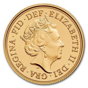 Moneda Soberano de Oro 2017 reverso
