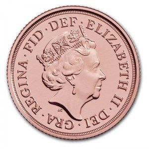 Moneda Soberano Británico de Oro 2020 reverso