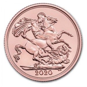Moneda Soberano Británico de Oro 2020