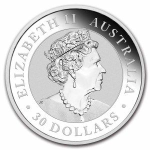 Moneda de Plata Kookaburra 1 kg 2023 BU Anverso