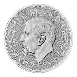Moneda de Plata Britannia 1 kg 2024 BU Anverso