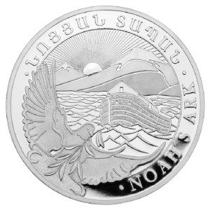 Moneda de Plata Arca de Noé 1 oz 2024 BU