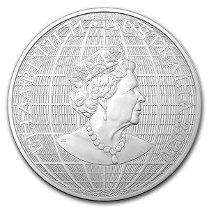 Moneda Bajo los Cielos del Sur de Australia de Plata 1 oz 2020 reverso