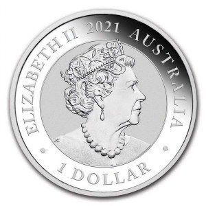 Moneda Cisne de Plata 1 oz 2021 reverso