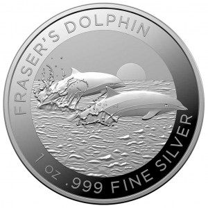 Moneda Delfín Fraser de Plata 1 oz 2021