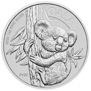 Moneda de Plata Koala 1 oz 2024 BU